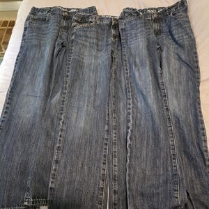 SET OF 3 The Children's Place Dark Blue Kids Jeans